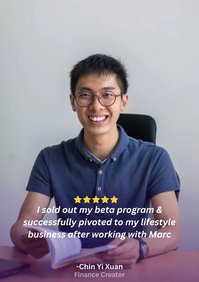 Chin Yi Xuan testimonial