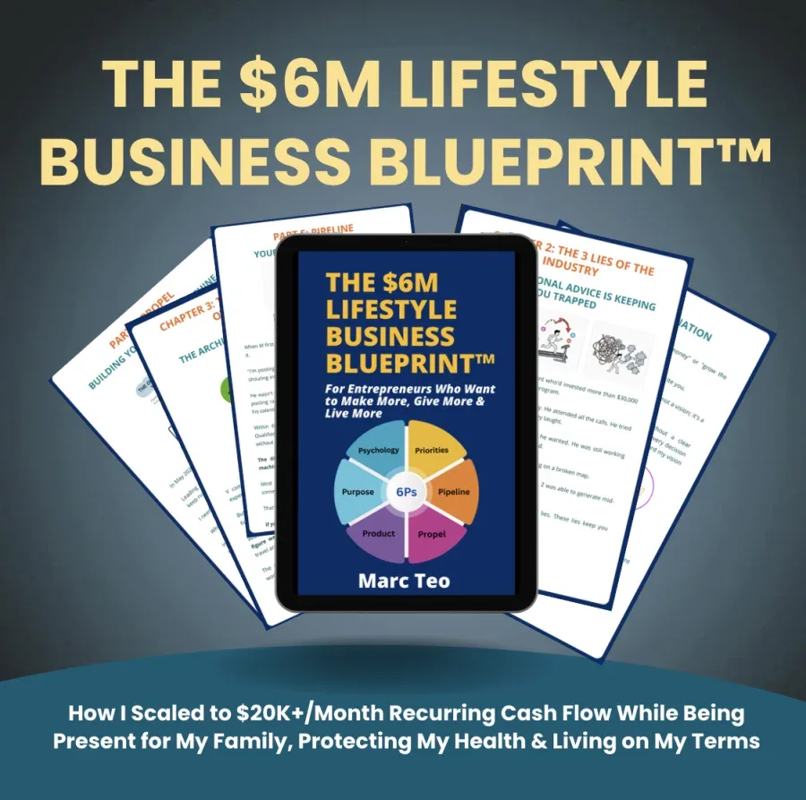 The Lifestyle Business Playbook, cover mockup