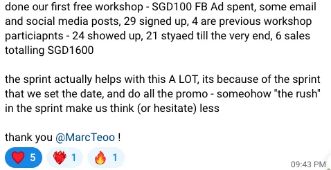 A $100 ad spend turned into $1,600 in sales