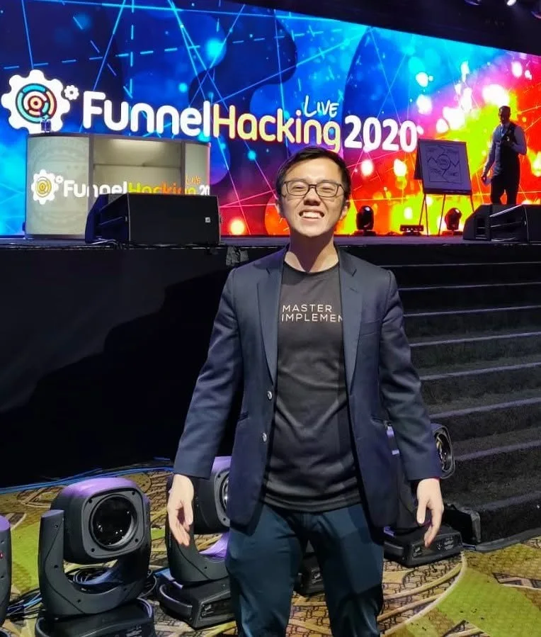At Funnel Hacking Live 2020, as an attendee